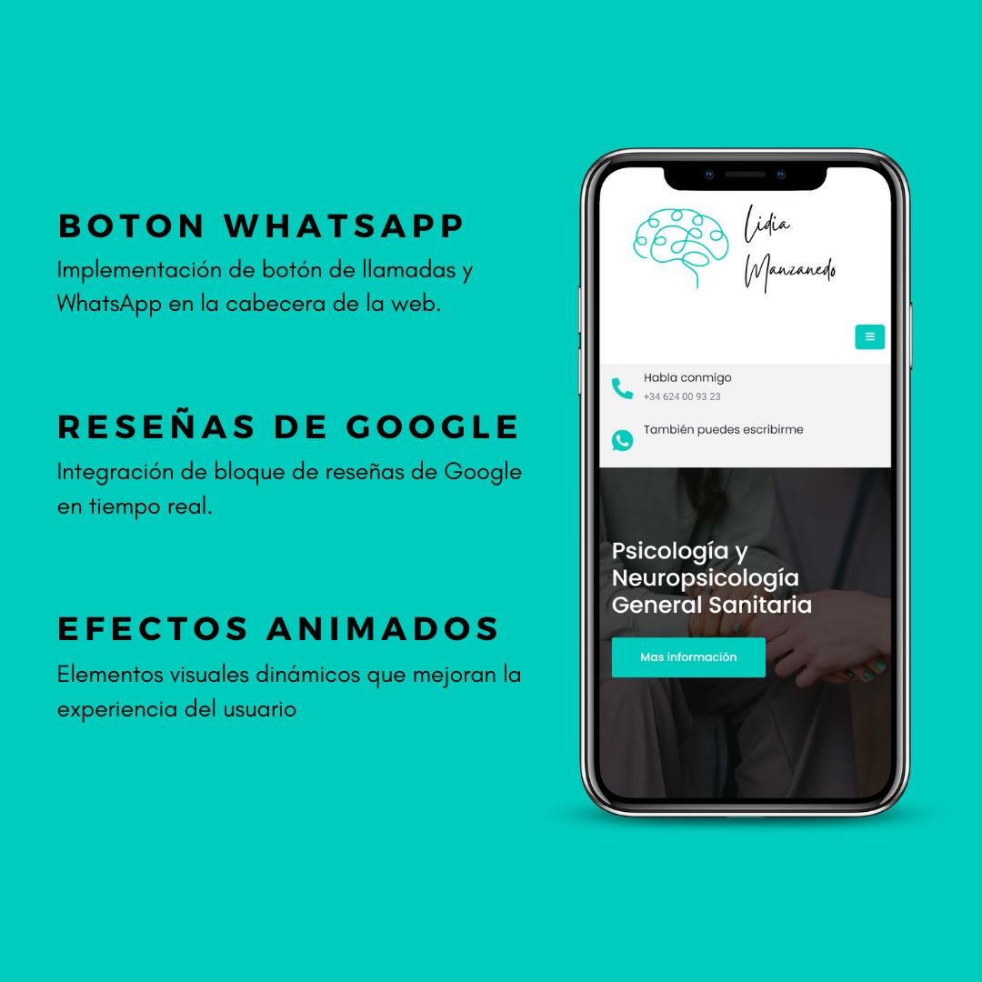 Diseño web para lmpsicologia.