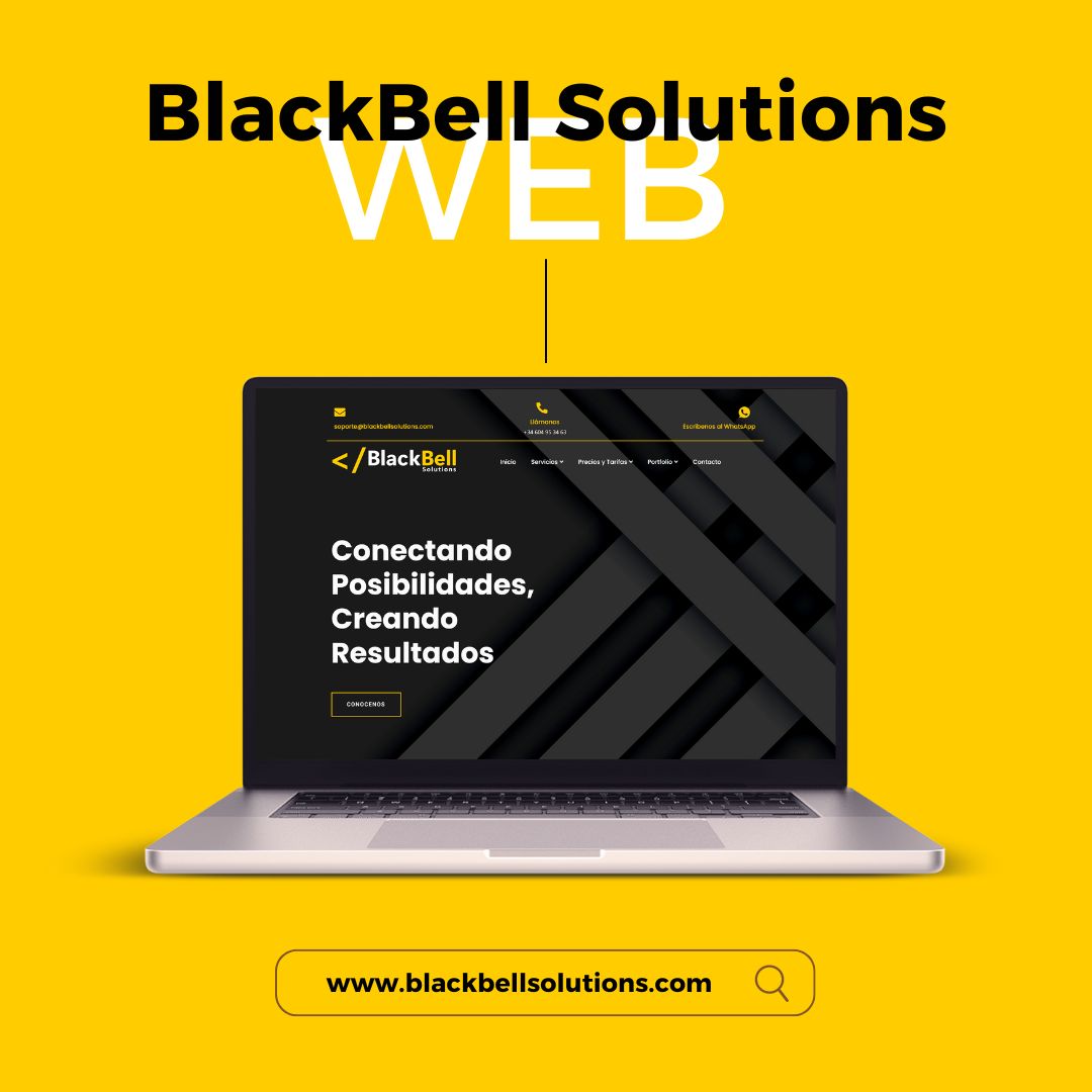 Diseño web en Badajoz para blackbell solutions.